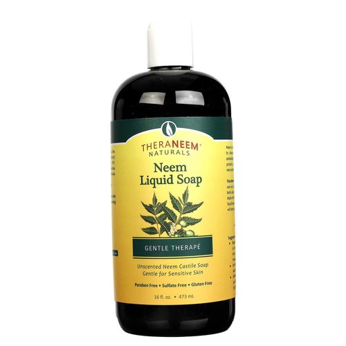 Theraneem Neem Liquid Soap Vegan, Liquid, Fragrance Free 16oz Plastic Bottle-UNAVAILABLE
