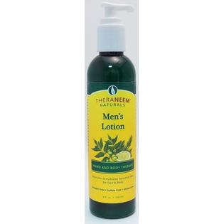 Theraneem Neem Men's Lotion Vegan, Pine 8oz Plastic Bottle
