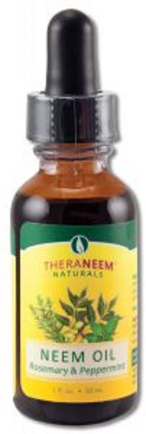 Theraneem Neem Oil, Lemongrass & Lavender Vegan, Oil, Lemongrass 1oz Glass Bottle