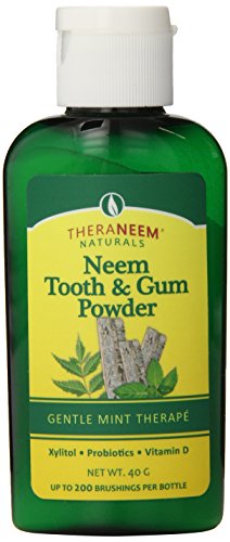 Theraneem Tooth & Gum Powder, Mint 40g Plastic Bottle-OUT OF STOCK