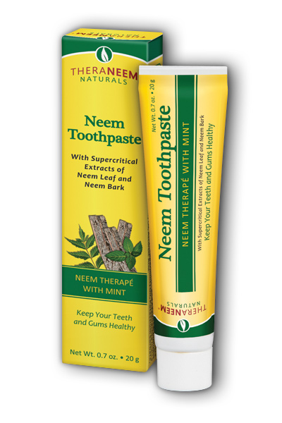 Theraneem Toothpaste Vegan Travel Size, Mint 0.7oz Tube-UNAVAILABLE