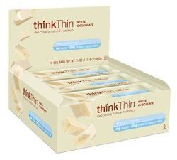Think Thin - Thin Bar,White Chocolate 10 2.1 oz bars