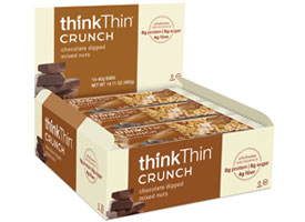 Think Thin - Thin Crunch Br,Choc Dp Nut 10 1.41 oz bars