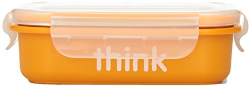 Think Baby Bento Box,Bpa Free,Ornge-OUT OF STOCK