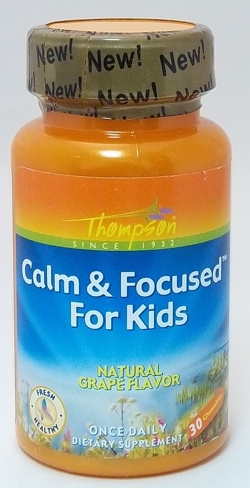 Thompson - Calm & Focused For Kids 30 Chews