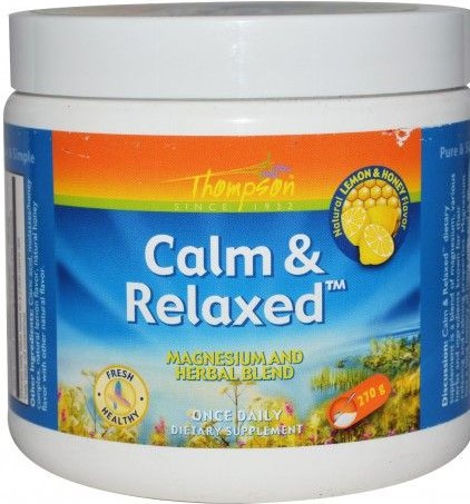 Thompson - Calm & Relaxed Lemon Honey 270 g Powder-OUT OF STOCK