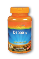 Thompson - D, Cholecalciferol 1000iu 90 Tab