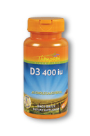 Thompson - D, Cholecalciferol 400iu 60 Softgels