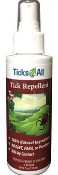 Ticks N' All - Insect Repellent Lyme Guard 4 Oz.