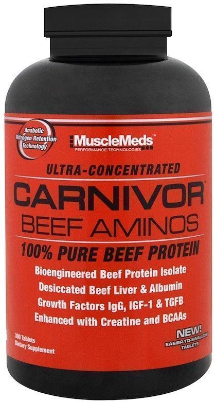 Muscle Meds Ultra Concentrated Beef Aminos 300 Tablets 