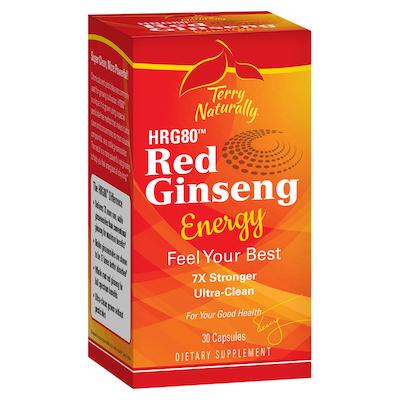 EuroPharma HRG80 Red Ginseng Energy 30 Capsules