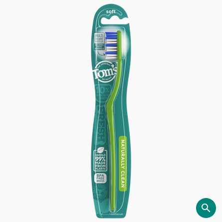 Tom's of Maine Adult Soft-Bristle Toothbrush 1 pc