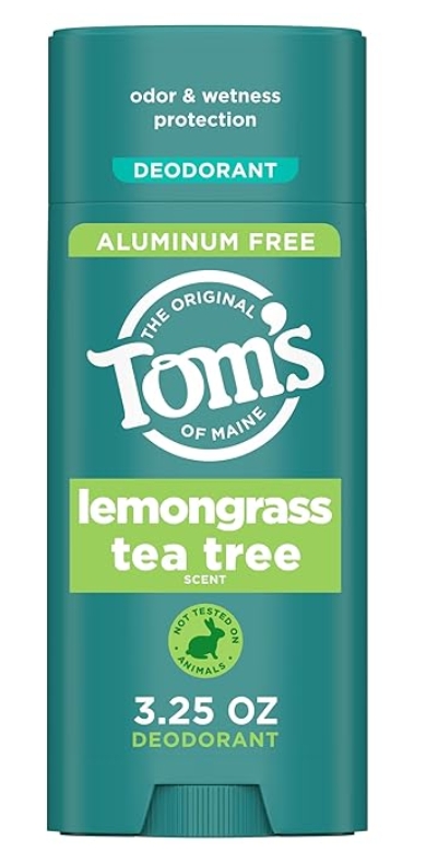 Tom's of Maine Deodorant Lemongrass Tea Tree 3.25 oz