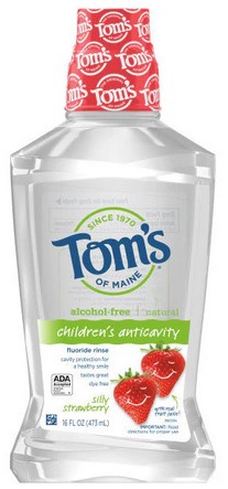 Tom's of Maine Children's Silly Strawberry  Fluoride Rinse 16 ounce