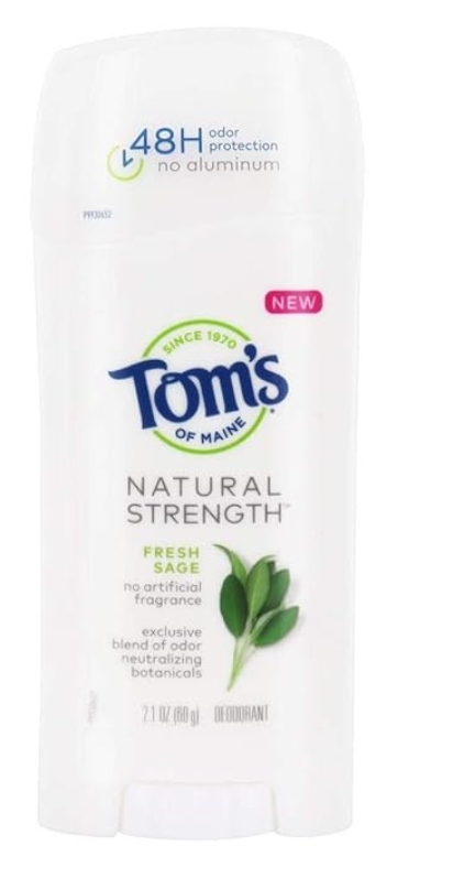 Toms Deodorant Natural Strength Fresh Sage 2.1 oz