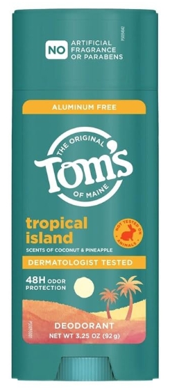 Tom's of Maine Deodorant Tropical Island 3.25 oz