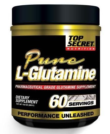 Top Secret Pure L-Glutamine Jar 300gm-UNAVAILABLE