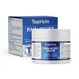 Topricin Anti-Inflammatory Pain Relief Cream 4 oz-OUT OF STOCK