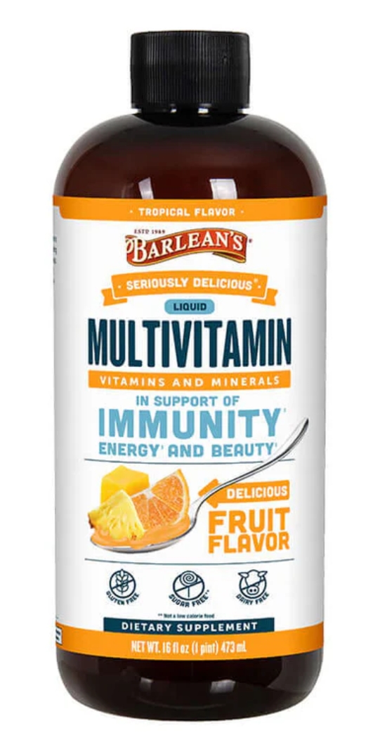 Barleans - Liquid Multivitamin Tropical Flavor 16  oz
