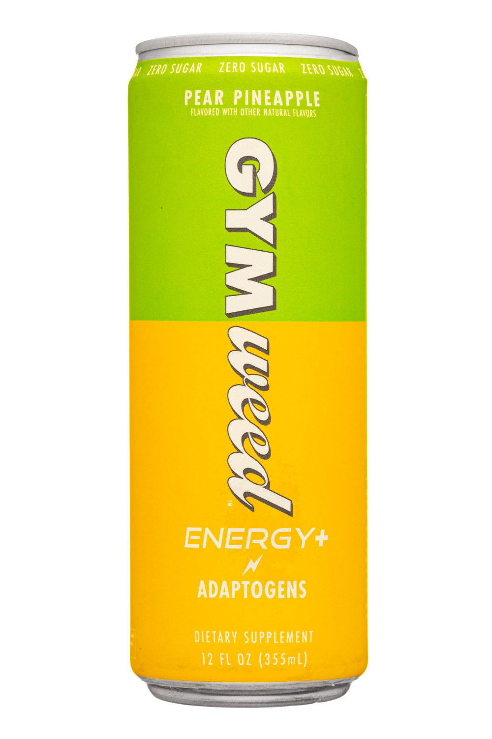 GYM WEED Adaptogen Power Energy Pear Pineapple 12/pk