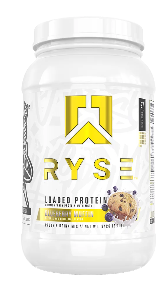 Ryse Loaded Protein Blueberry Muffin Flavor 2LB  27 Servings
