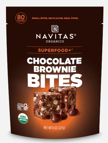 Navitas Super Food + Chocolate Brownie Bites 11 Servings 8oz