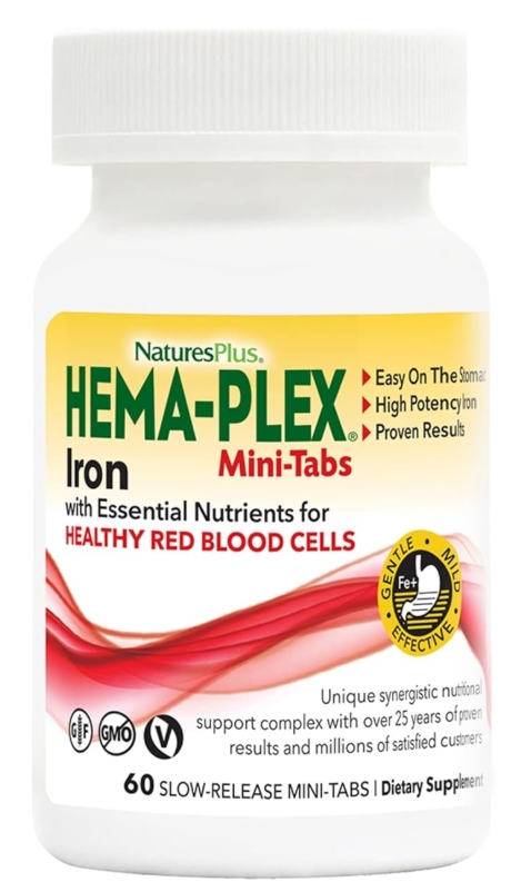 Natures Plus Hemaplex Mini -  (Time Release) 60 Tabs