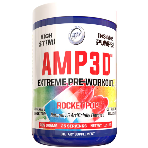 Hi-Tech Pharmaceuticals AMP3D Rocket Pop 25 Servings