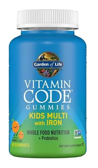 Garden of Life - Vitamin Code Gummies Kids Multi with Iron 30 Servings