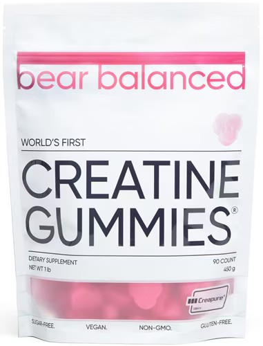 Bear Balanced Creatine Gummies 30 Servings Watermelon Burst Flavor