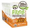 Lenny & Larry Fitzels Protein Pretzels Box of 8 bags Beastly Buffalo Flavored