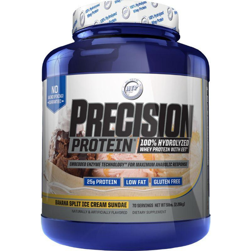 Hi-Tech Pharmaceuticals Precision Protein 5pnd Banana Split Ice Cream Sundae Hydrolyzed Whey 70 Servings