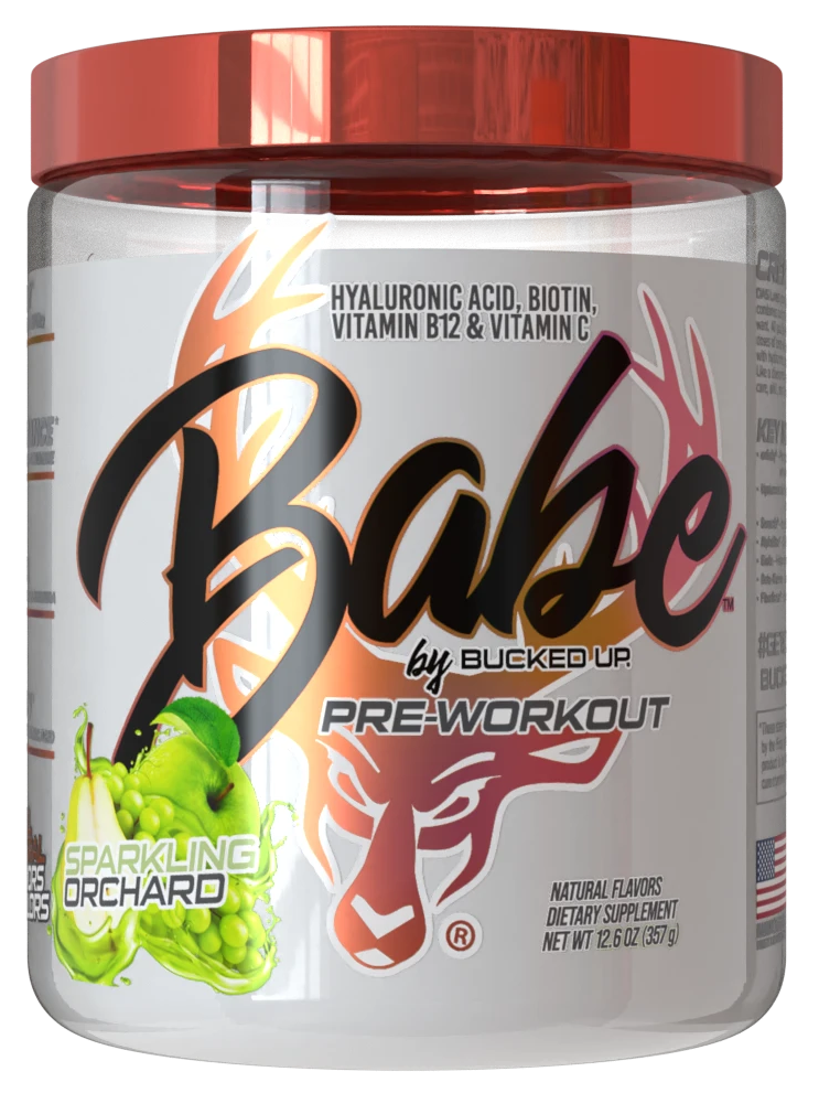 Bucked Up Babe Pre - Workout 30 Servings Sparkling Orchard 