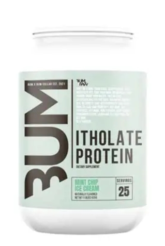 Bum. Itholate Protein 25 Servings Mint Choc Flavor