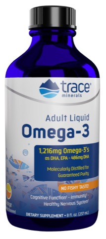 Trace Minerals  Adult Liquid Omega-3 8 oz