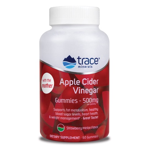 Trace Minerals  Apple Cider Vinegar Gummies - Strawberry Melon 60 ct.