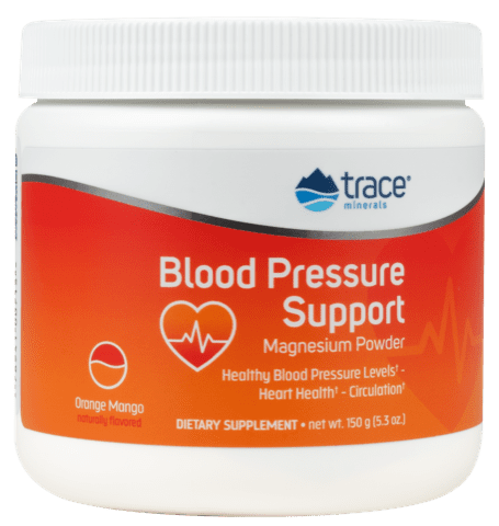 Trace Minerals  Blood Pressure Support - Peach Mango - 250mg Mag Citrate/serv 150 g