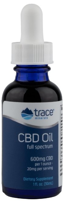 Trace Minerals  CBD Oil 600mg 1 oz.     TEMPORARILY UNAVAILABLE