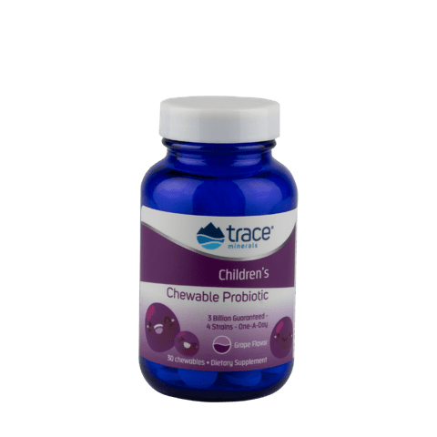 Trace Minerals  Children's Chewable Probiotic 3 Billion 30 chews     TEMPORARILY UNAVALABLE
