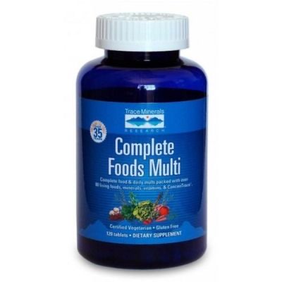 Trace Minerals  Complete Foods Multi 120 tabs