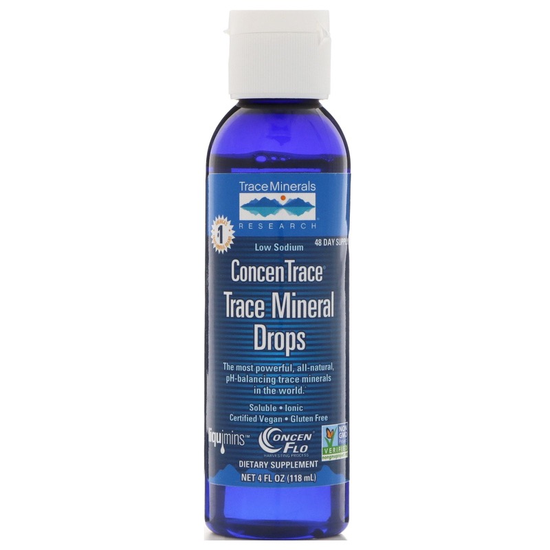 Trace Minerals  ConcenTrace Trace Mineral Drops 4 oz