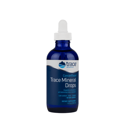 Trace Minerals  ConcenTrace Trace Mineral Drops-GLASS 4 oz.
