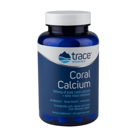 Trace Minerals  Coral Calcium w/ ConcenTrace 60 caps