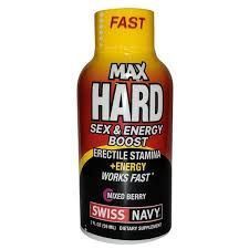Swiss Navy - MAX HARD sex & energy boost 12 / 2oz liquid Mixed Berry Flavor
