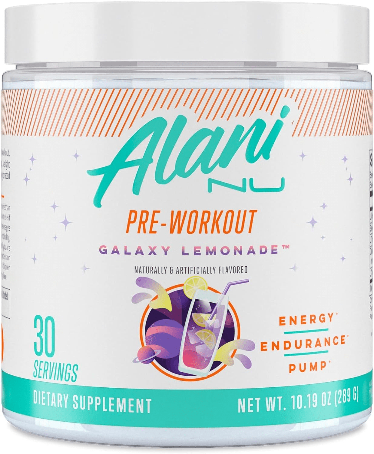 Alani NU- Pre Workout Galaxy Lemonade 30 Servings