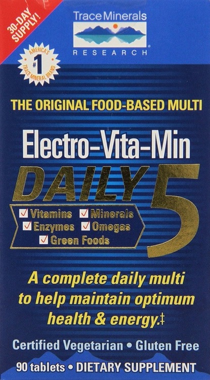 Trace Minerals Electro-Vita-Min Daily 5 90 Tabs