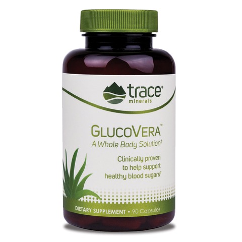 Trace Minerals  GlucoVera 90 Caps