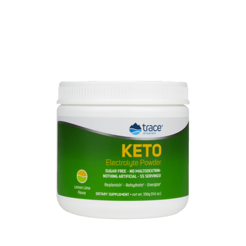 Trace Minerals  KETO Electrolyte Powder - Lemon Lime 55 servings