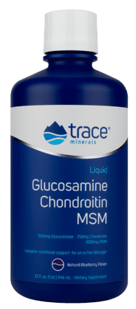 Trace Minerals  Liquid Glucosamine/Chondroitin/MSM 32 oz.