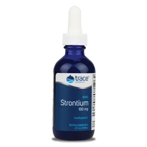 Trace Minerals  Liquid Ionic Strontium - 100mg 2 oz.     TEMPORARILY UNAVAILABLE